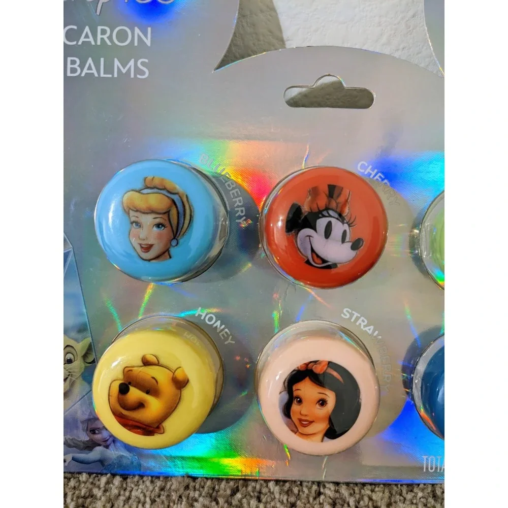 Disney 100 Macaron Lip Balms 6 Great Flavors New Mickey‎ Princesses